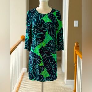 Lilly Pulitzer Carol Shift Dress Under The Palms Tropical Dress Size 4
